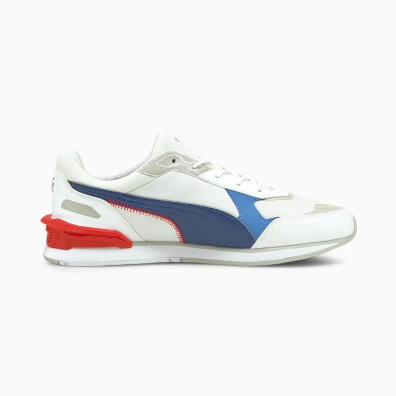 Puma BMW M Motorsport Low Racer motorsportschoenen Wit/Blauw/Rood | 306939-02