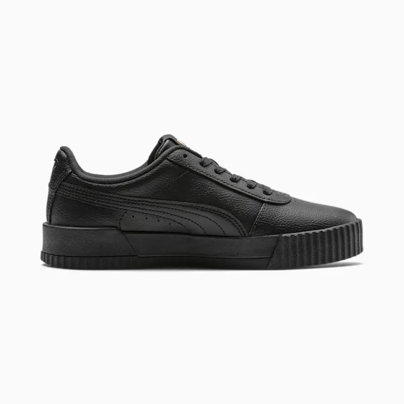 Puma Carina leren Goud/Zwart | 370325-08