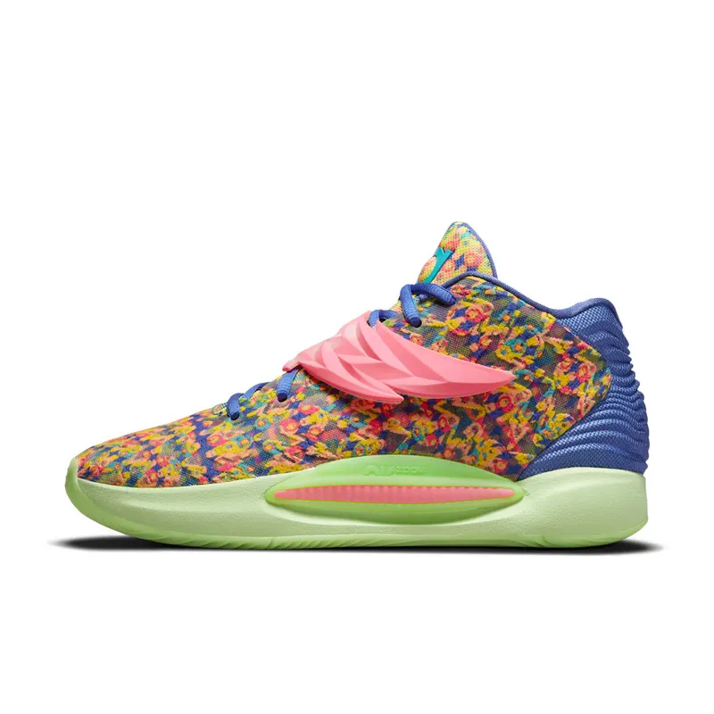 Nike KD 14 Ron English 1 “Lapis / Hyper Pink / Turquoise Blue” | DO6903-400