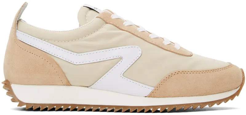 rag & bone Beige Retro Runner Sneakers | WFF21PF018NU18-OYSTERGREY