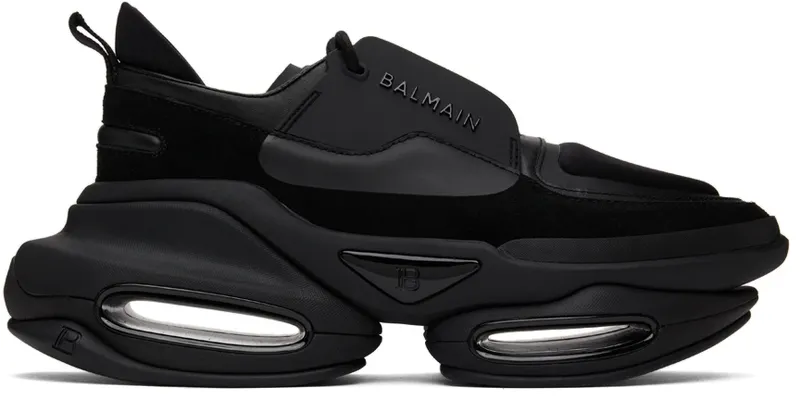 Balmain Black B-Bold Sneakers | XM1VI277TPNS