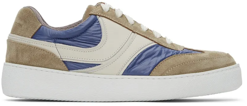 Dries Van Noten Blue & Grey Lace-Up Sneakers | WW212-168-604