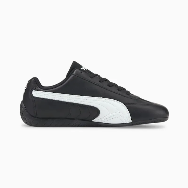 Puma Speedcat Shield Lth Driving Shoes Wit/Zwart | 387054-02
