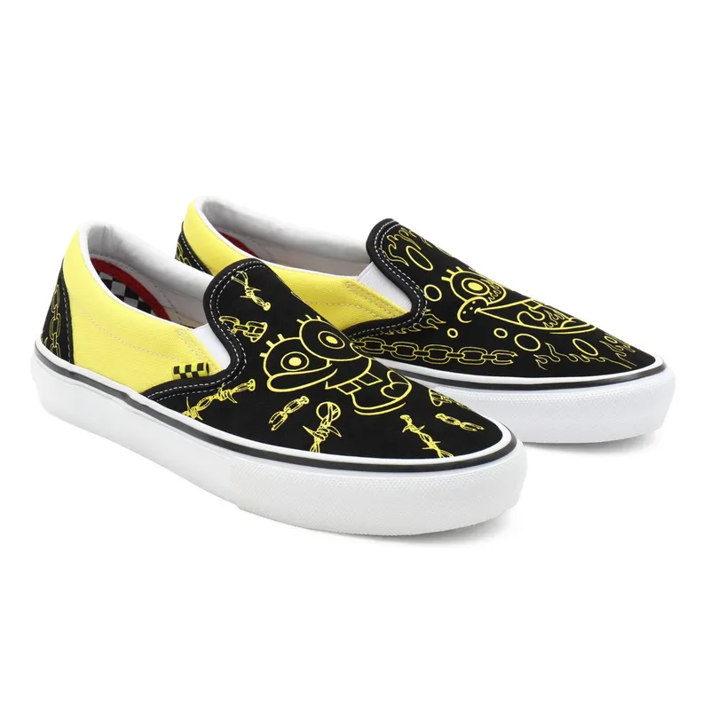 VANS Mike Gigliotti For Vans X Spongebob Skate Slip-on Schoenen Zwart | VN0A5FCAZAU