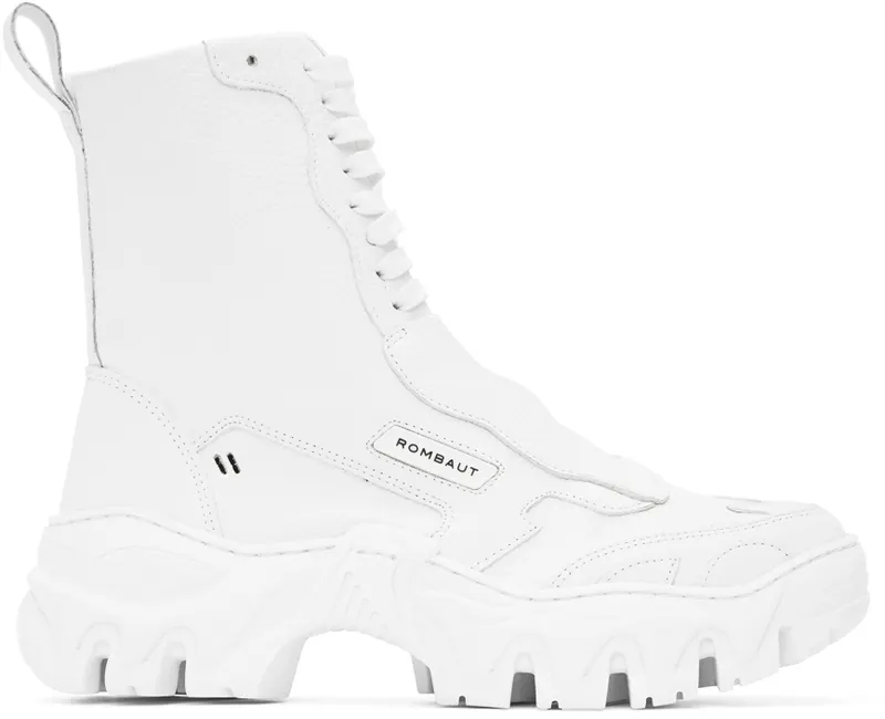 Rombaut White Boccaccio II High-Top Sneakers | W21-B-023