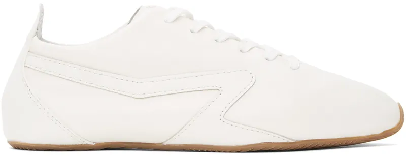 rag & bone White Slim Retro Runner Sneakers “Bone White/WHT” | WFF21PF017OG17-WHT