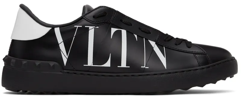 Valentino Garavani Black VLTN Open Sneakers | XY2S0830XZU