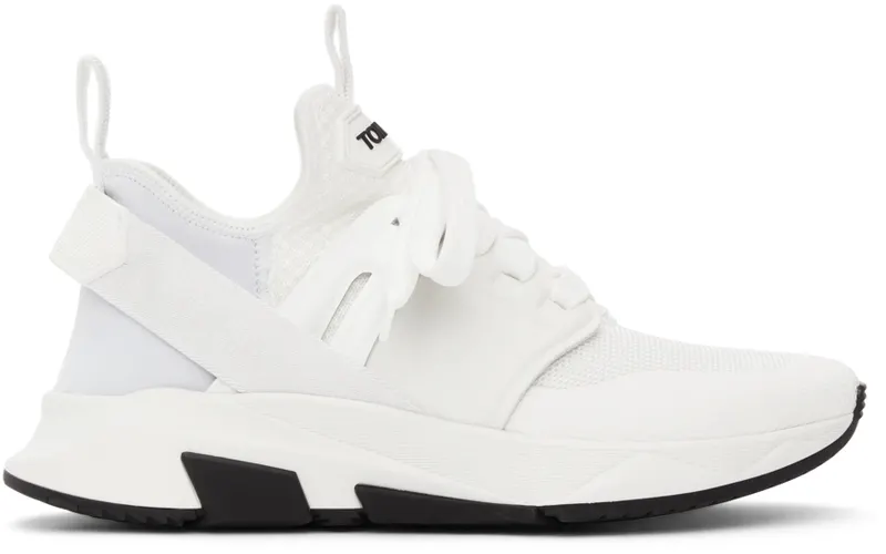 TOM FORD White Jago Sneakers | W2818N-TOF004