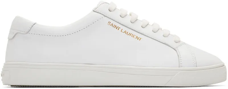 Saint Laurent White Andy Sneakers | 606831 0M500