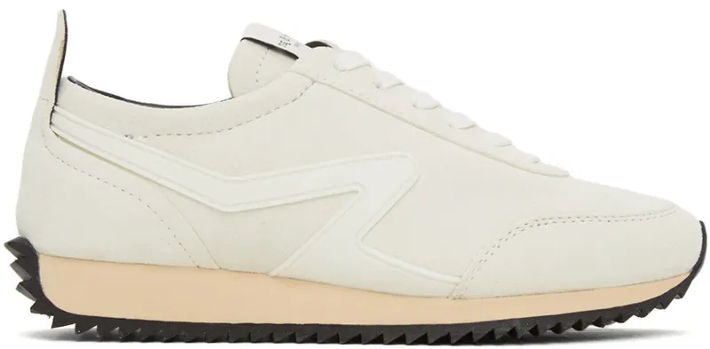 rag & bone White Retro Runner Sneakers | WFF21FF0091F9