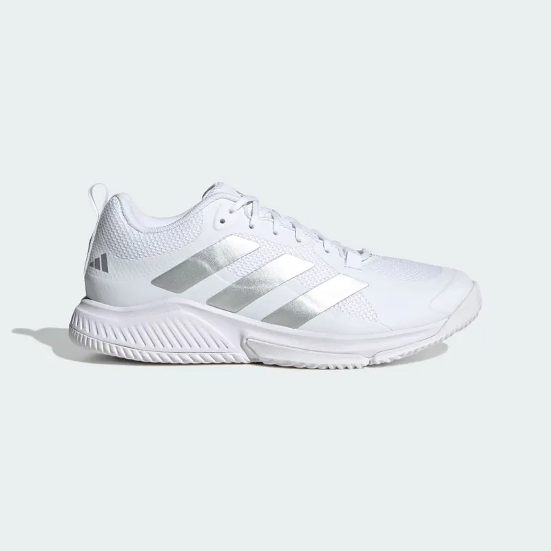 adidas Court Team Bounce 2.0 Cloud White / Silver Metallic / Grey One | HR1235