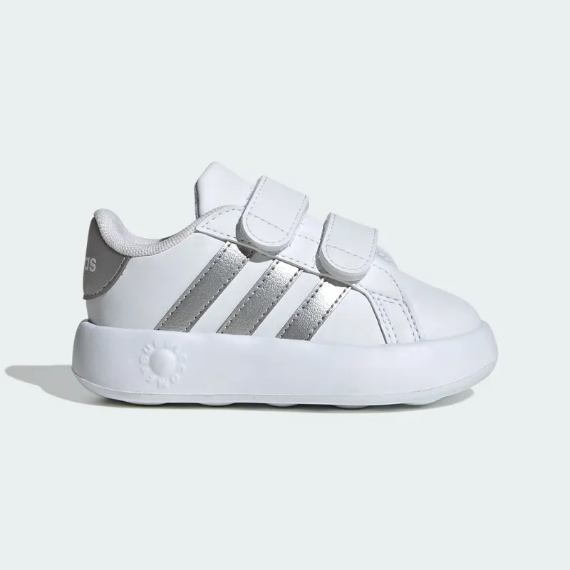 adidas Grand Court 2.0 Kids Cloud White / Matte Silver / Cloud White | ID5274