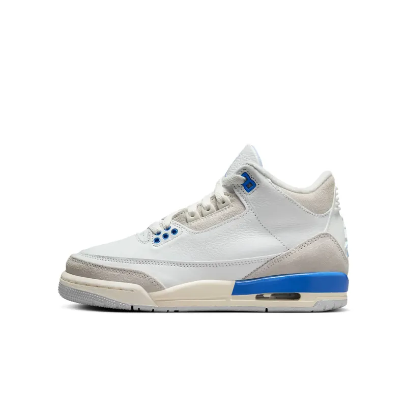 Jordan Air Jordan 3 Retro “Lucky Shorts” (GS) – DM0967-101 “Summit White/Hydrogen Blue/Legend Blue/Photon Dust/Pure Platinum/Sail” | DM0967-101