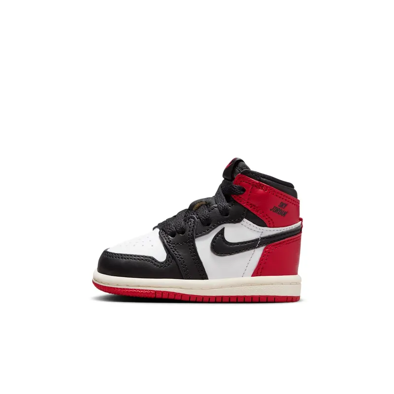 Jordan Air Jordan 1 Retro High OG “Black Toe” (TD) – FD1413-106 “Black/Black/Varsity Red” | FD1413-106