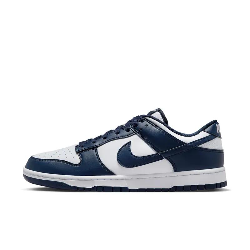 Nike Dunk Low “White Midnight Navy” “White/Midnight Navy/White” | HF5441-107