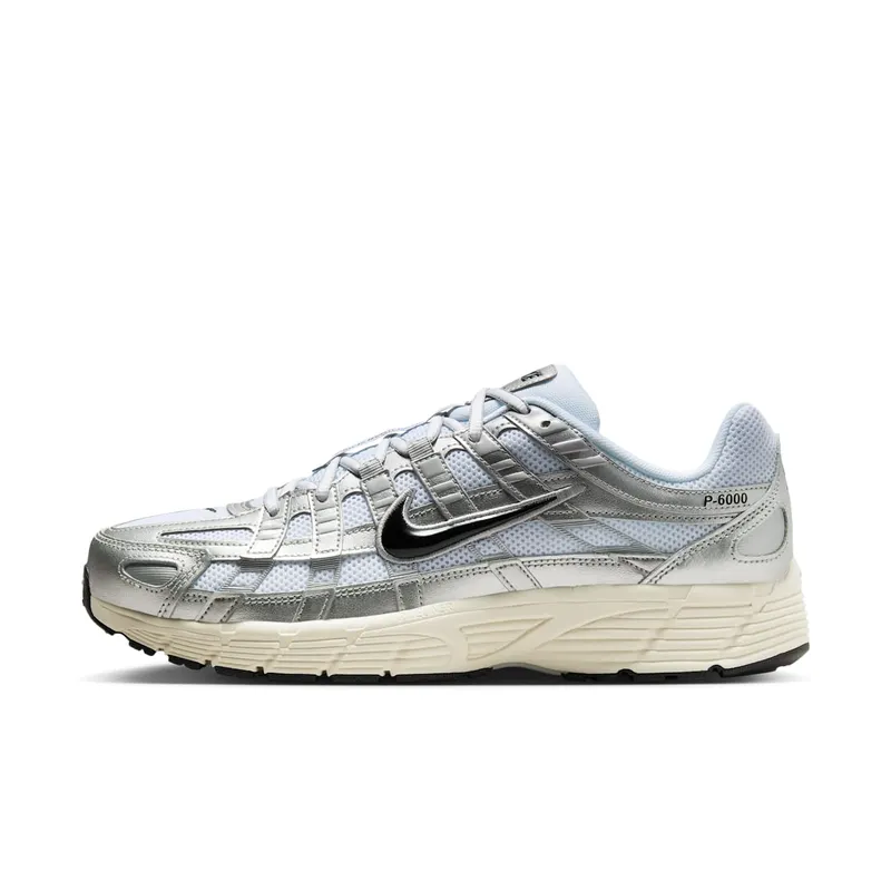 Nike P-6000 (white / black / metallic silver / flt silver) – CD6404-105 “White/Metallic Silver/Flat Silver/Black” | CD6404-105