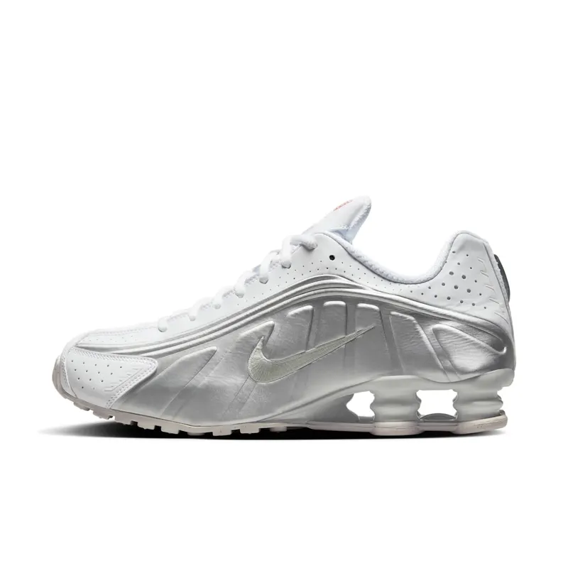 Nike Shox R4 (white / metallic silver / white) – HQ1988-101 “White/Bright Crimson/Metallic Silver” | HQ1988-101