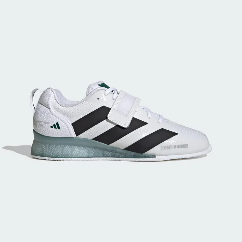 Adidas Adipower Weightlifting 3 Cloud White / Core Black / Collegiate Green | IH8233