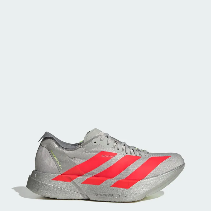 Adidas Adizero Adios Pro 4 Grey Two / Lucid Red / Grey | JR6357