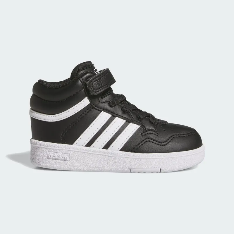 Adidas Hoops 4.0 Mid Kids Core Black / Cloud White / Core Black | JI3489