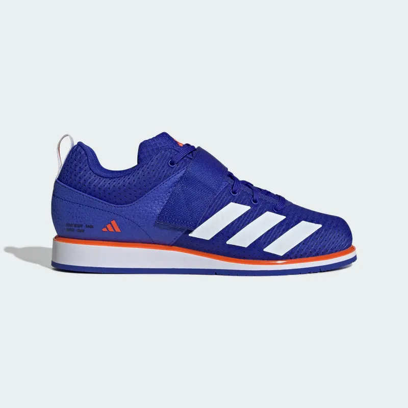 Adidas Powerlift 5 Weightlifting Lucid Blue / Cloud White / Impact Orange | IH8237