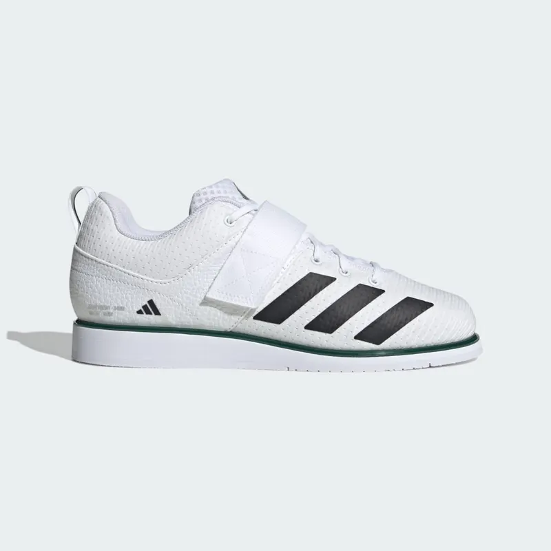 Adidas Powerlift 5 Weightlifting Cloud White / Core Black / Collegiate Green | IH8236