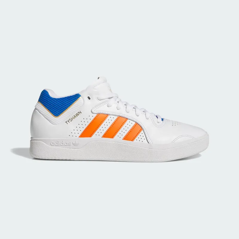 Adidas Tyshawn Cloud White / Orange / Blue Bird | JH8159