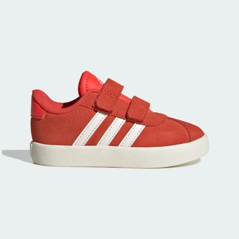 Adidas VL Court 3.0 Bright Red / Core White / Off White | JH6307