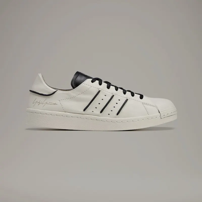Adidas Y-3 Superstar Talc / Talc / Black | JS0576