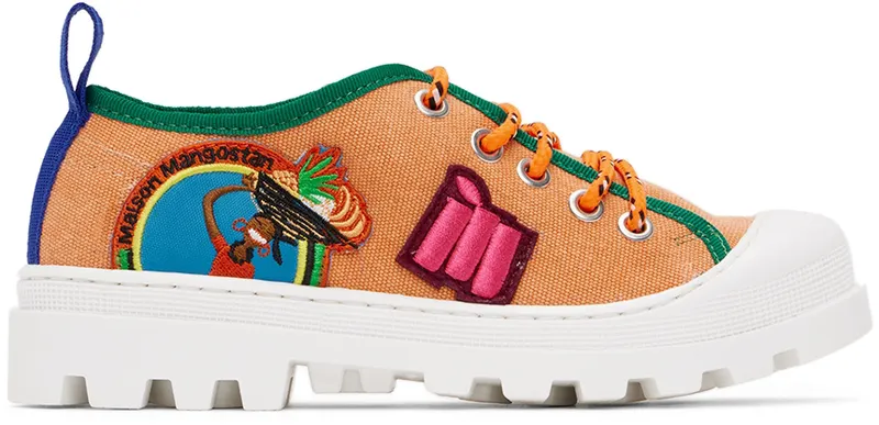 Maison Mangostan Kids Orange Gungo Sneakers | PROOO4666