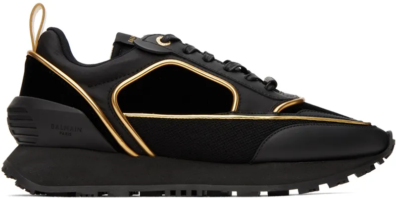 Balmain Black Racer Sneakers | YN1VK704TVNH