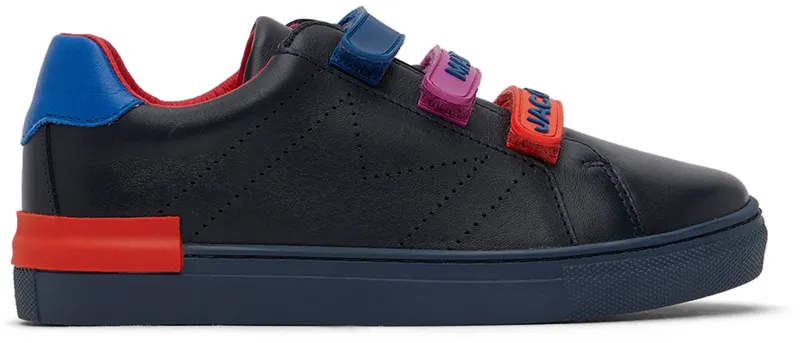 Marc Jacobs Kids Black Rubber Strap Sneakers | W29055