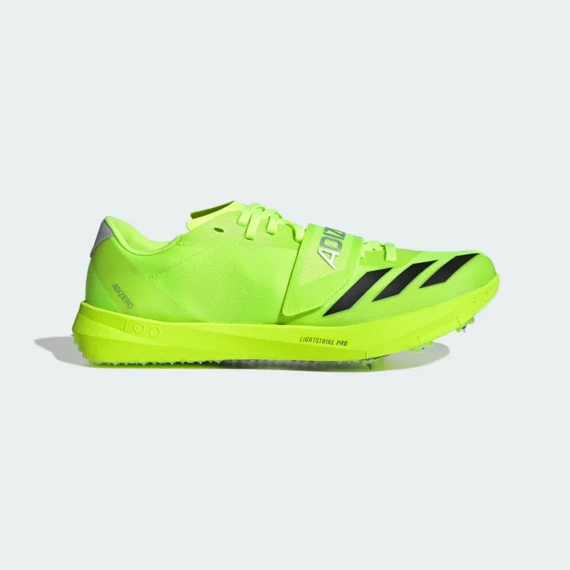 Adidas Adizero TJ/PV Track and Field Lucid Lemon / Core Black / Silver Metallic | IG2022
