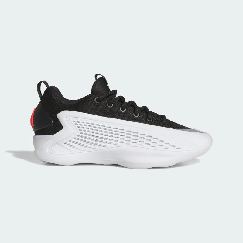 adidas Anthony Edwards 1 Low Sportschoenen Kids Cloud White Core Black Lucid Red | JQ6125