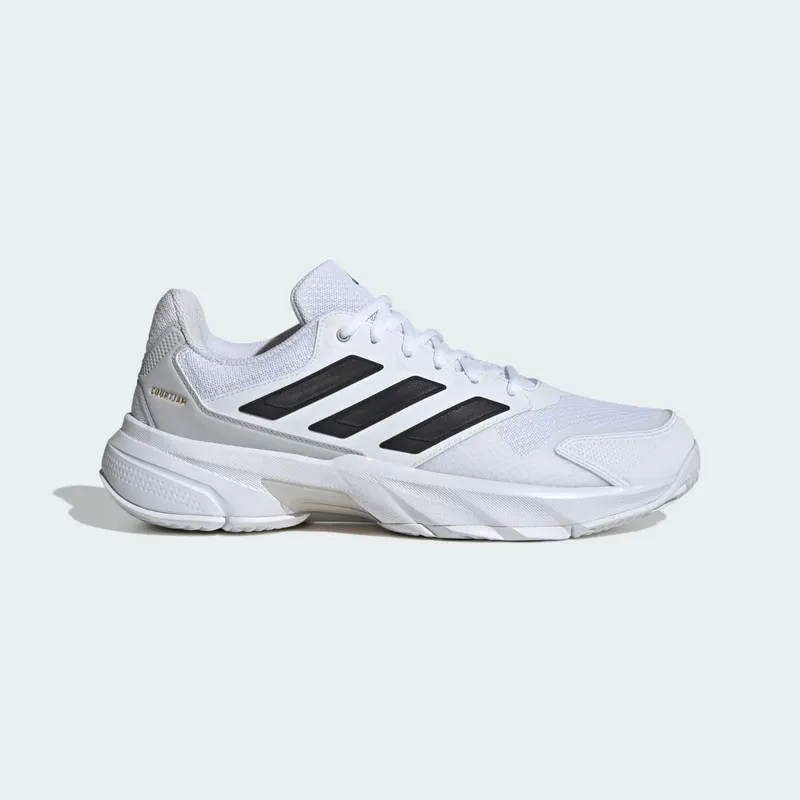 Adidas CourtJam Control 3 Tennisschoenen Cloud White / Core Black / Grey Two | IF7888
