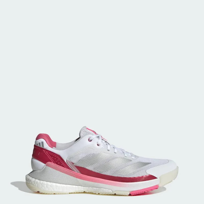 Adidas Crazyquick BOOST Padel Cloud White / Silver Metallic / Lucid Pink | JP9588