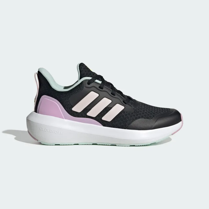 Adidas Fortarun 3.0 Kids Core Black / Clear Pink / Bliss Lilac | JI2180