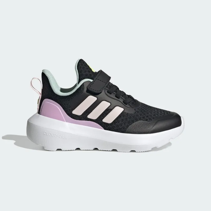 Adidas Fortarun 3 Kids Core Black / Clear Pink / Bliss Lilac | JI2192