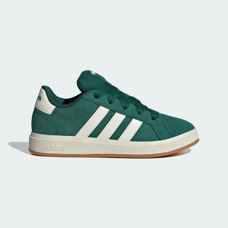 Adidas Grand Court 00s Kids Collegiate Green / Off White / Gum | JP5893