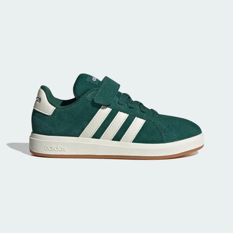Adidas Grand Court 00s Kids Collegiate Green / Off White / Gum | JP5898