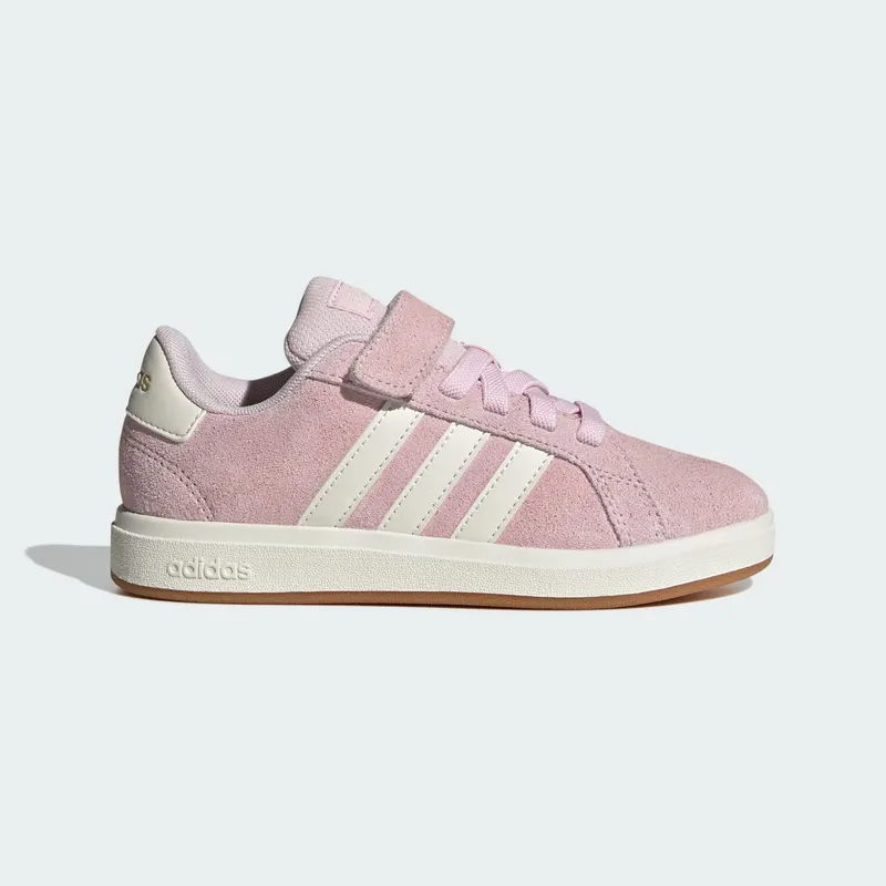 Adidas Grand Court 00s Kids Clear Pink / Off White / Gum | JH6181