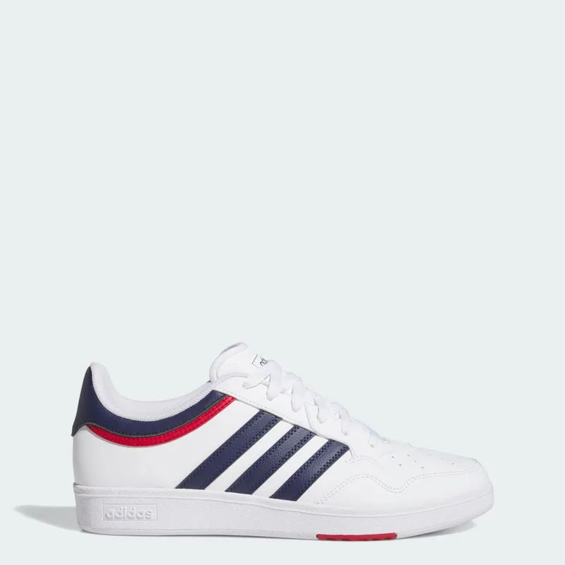 Adidas Hoops 4.0 Cloud White / Dark Blue / Team Power Red 2 | JQ9986