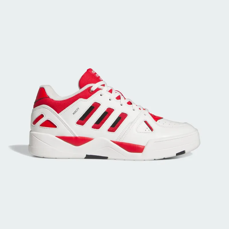 Adidas Midcity Low Core White / Collegiate Red / Core Black | IF4545