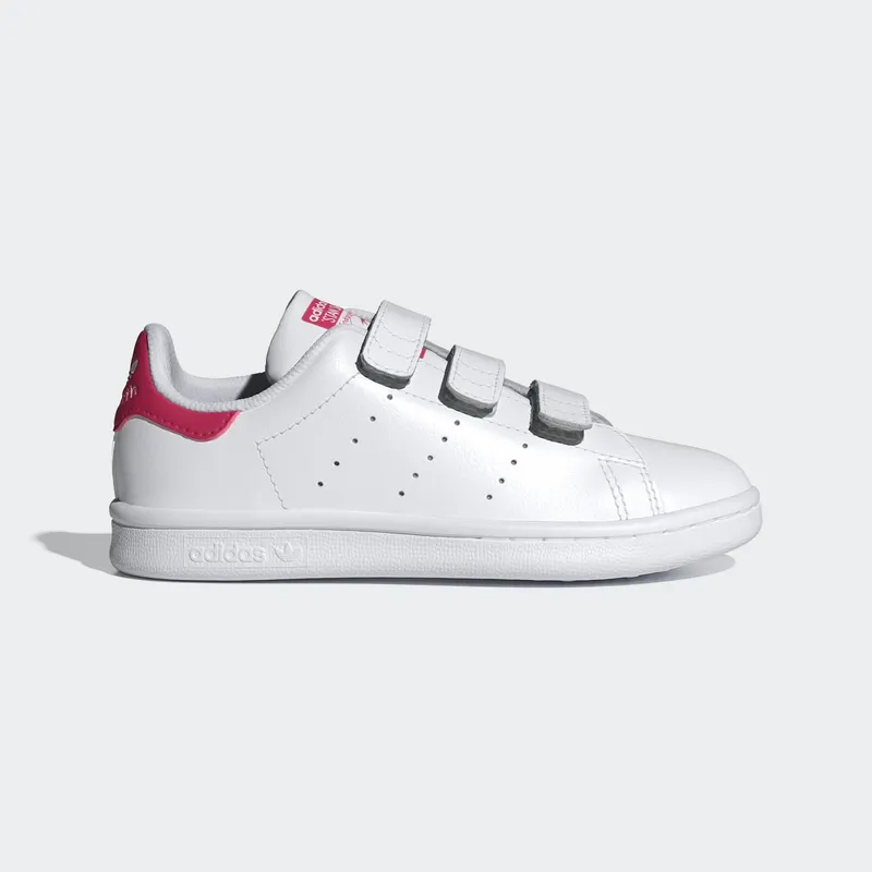 Adidas Stan Smith Comfort Closure Kids Cloud White / Cloud White / Bold Pink “Cloud White/Cloud White/Pink” | JP9719
