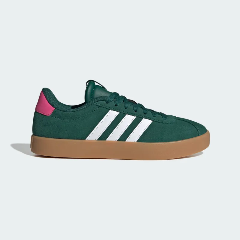 Adidas VL Court 3.0 Collegiate Green / Cloud White / Pulse Magenta “Collegiate Green/Cloud White/Magenta” | JP7538