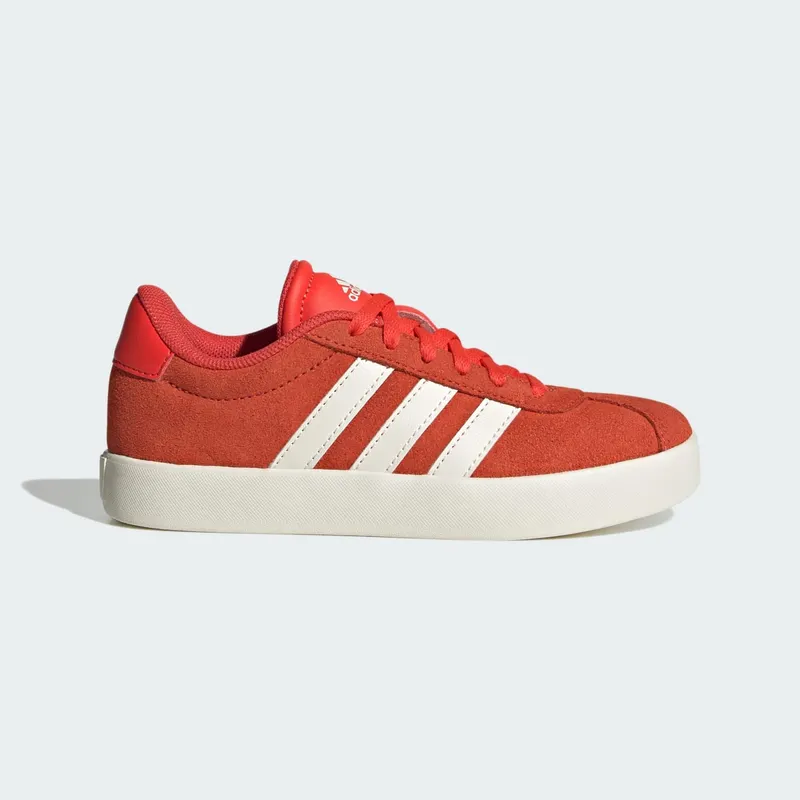 Adidas VL Court 3.0 Kids Bright Red / Core White / Off White | JH8724