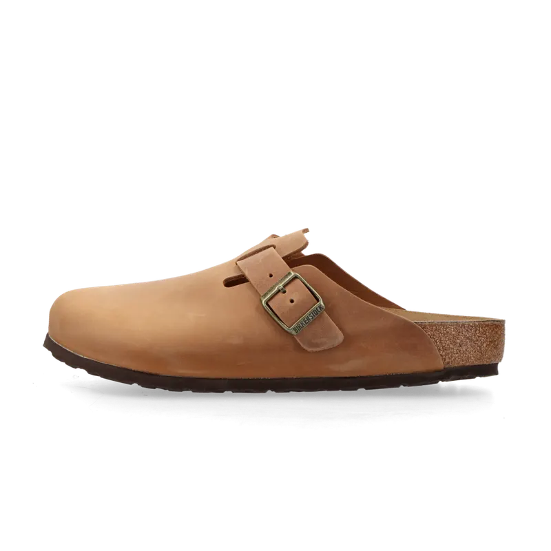 Birkenstock Boston Natural Leather Oiled “Cognac” – 1028179 “Natural/Cognac” | 1028179