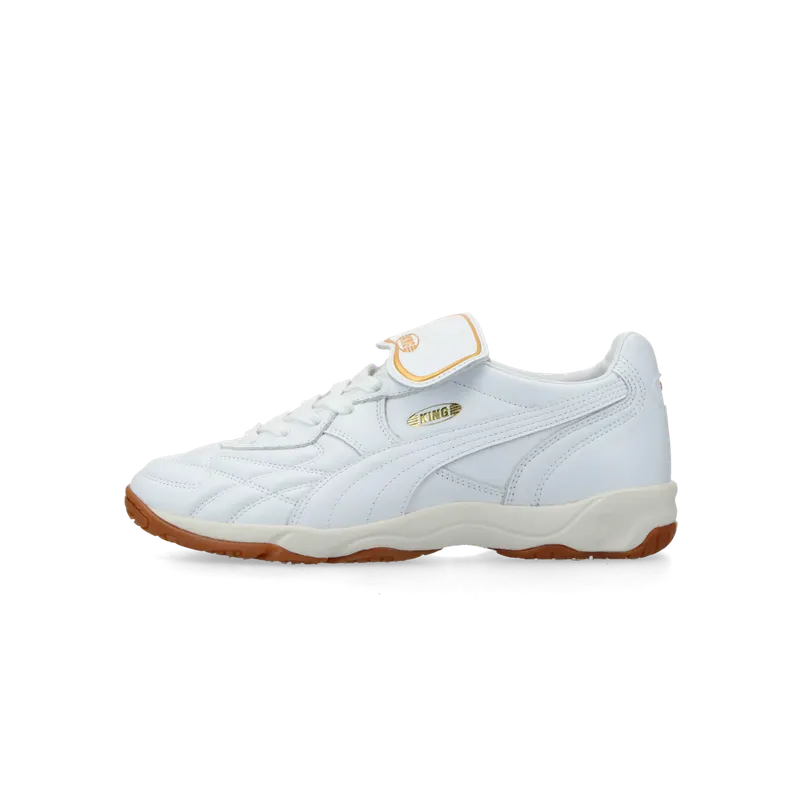 Puma King Indoor (white) – 401683-02 “White/Gum” | 401683-02