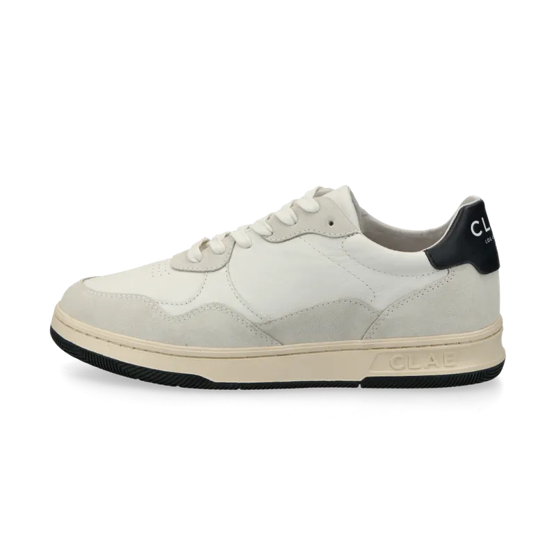 CLAE Elford (white leather / navy) – CL23AEF01 “White/Navy” | CL23AEF01