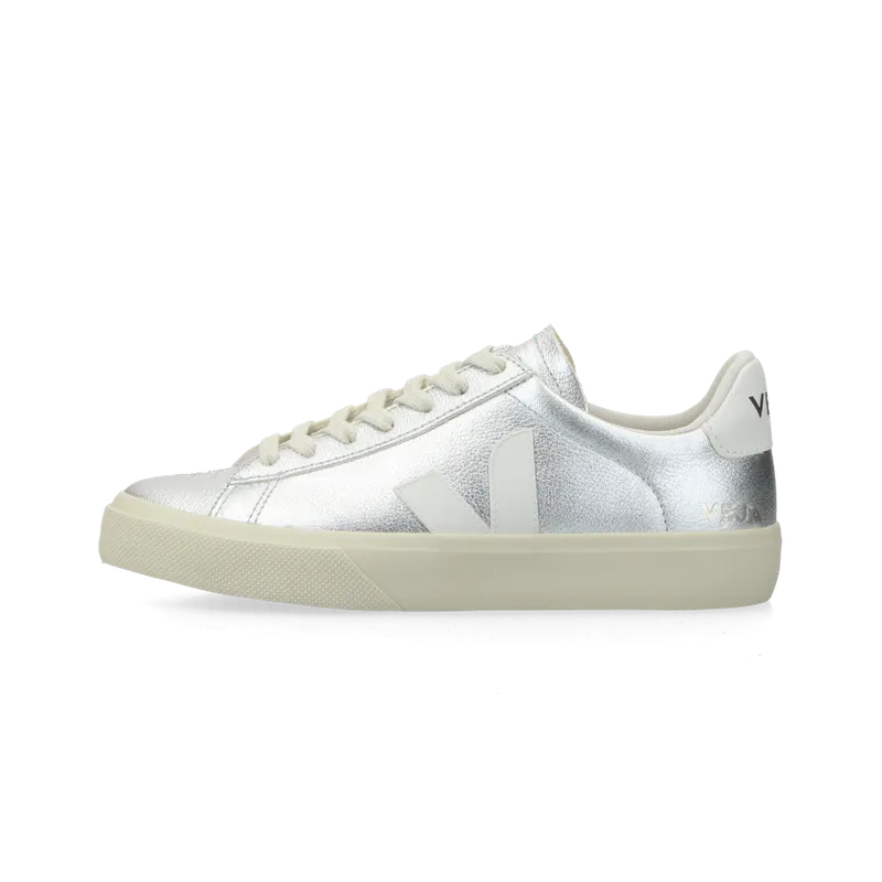 VEJA Campo Chromefree Leather (white / silver) – CP0502684 | CP0502684